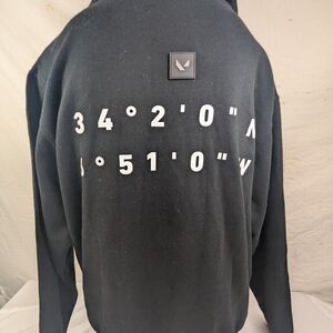 Valorant Riot Games Front Zip Black Hoodie Medium